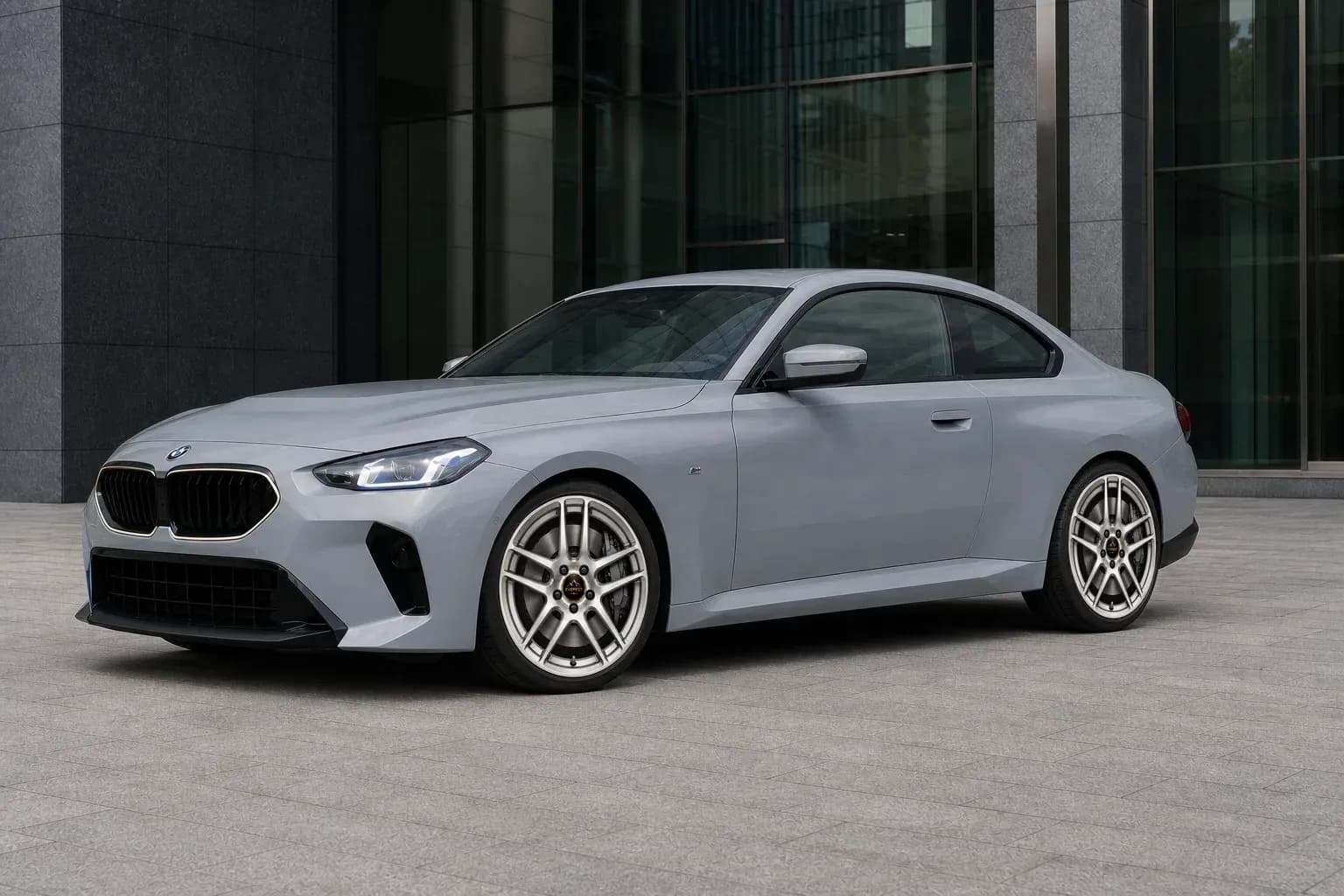 2022 BMW 2 Series with EW-P-MF-020 wheel, front right 45 view