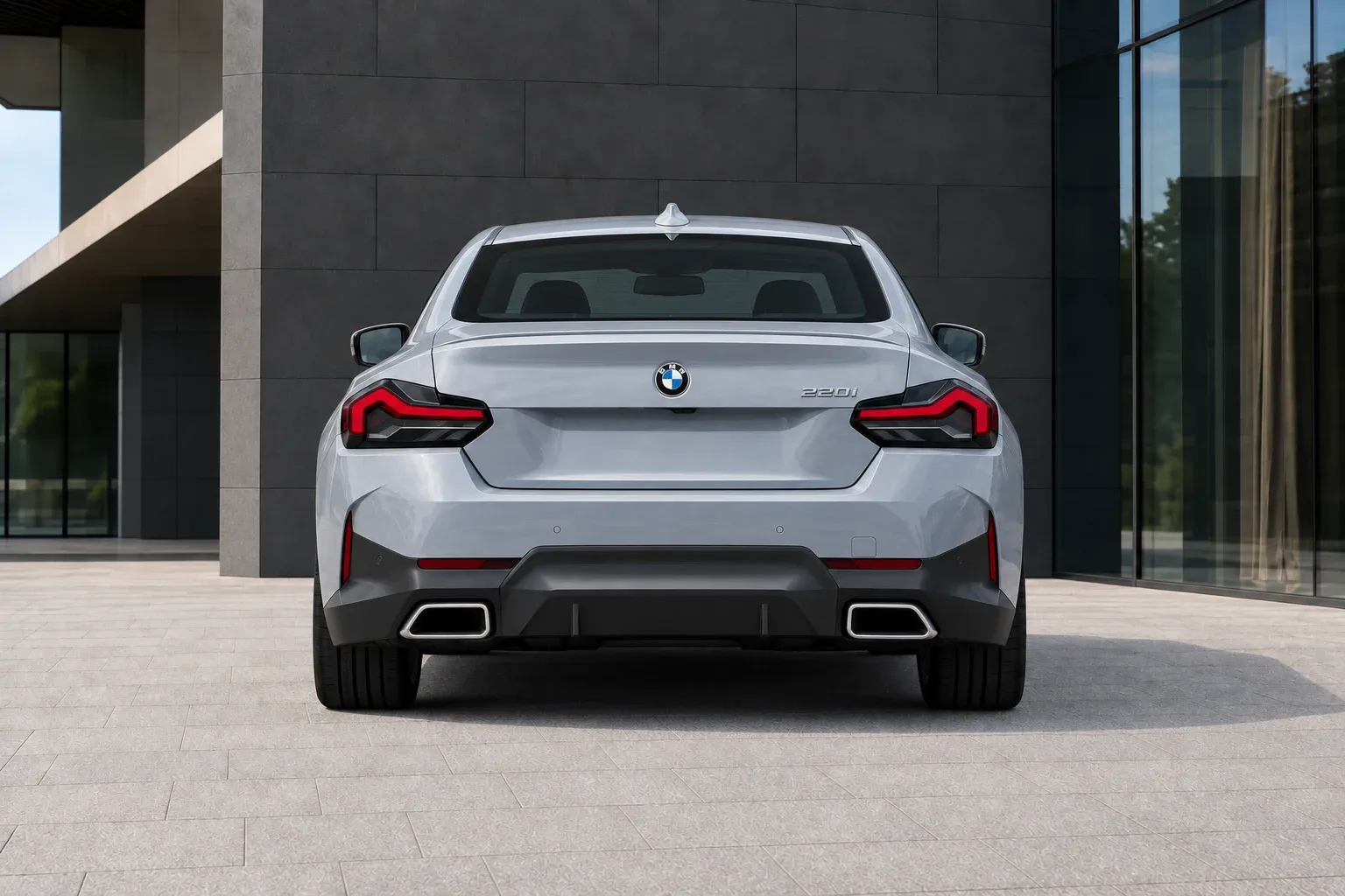 2022 BMW 2 Series with EW-P-MF-020 wheel, rear 0 view