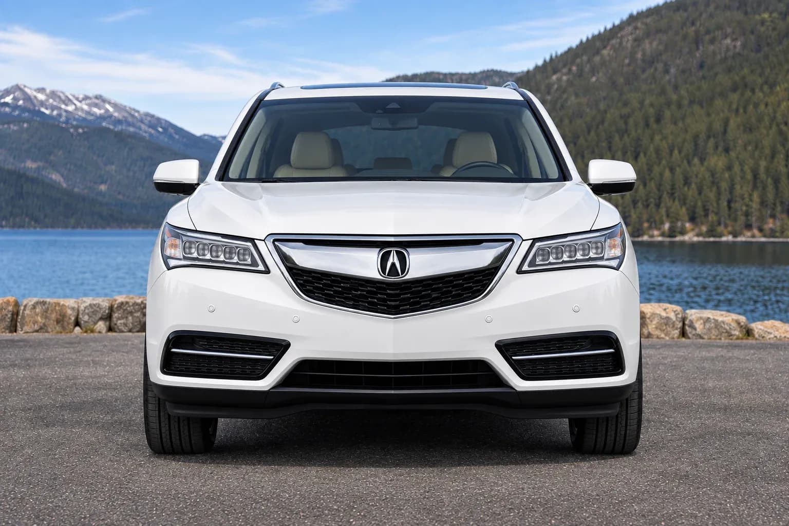 2014 Acura MDX with EW-P-MF-021 wheel, front 0 view