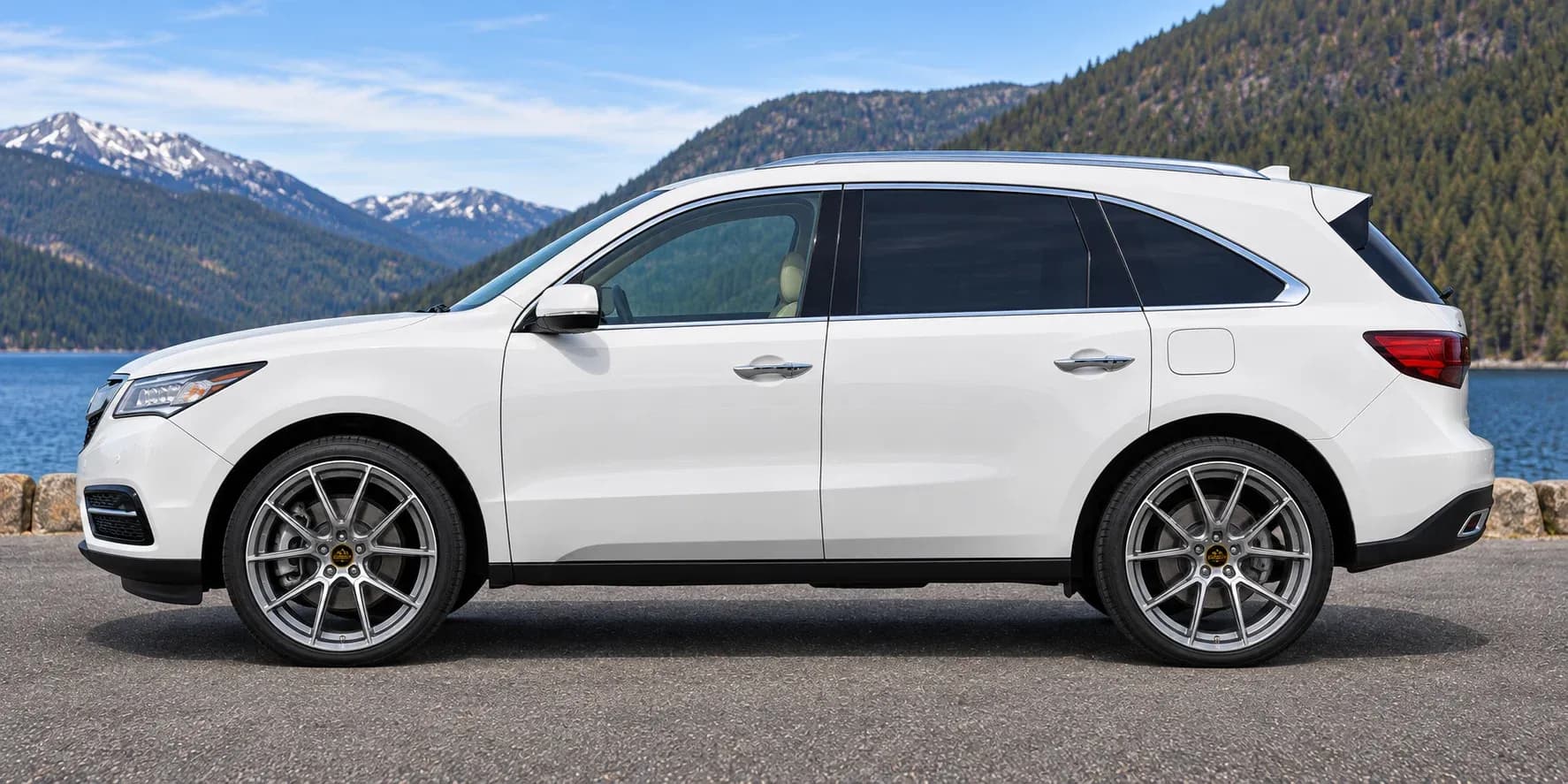 2014 Acura MDX with EW-P-MF-021 wheel, side profile view
