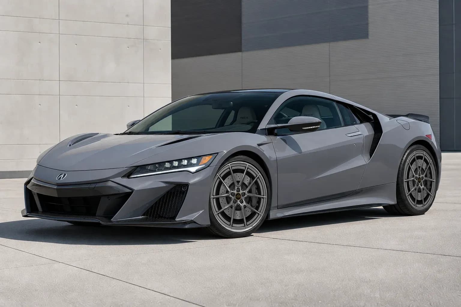 2022 Acura NSX with EW-P-MF-021 wheel, front right 45 view