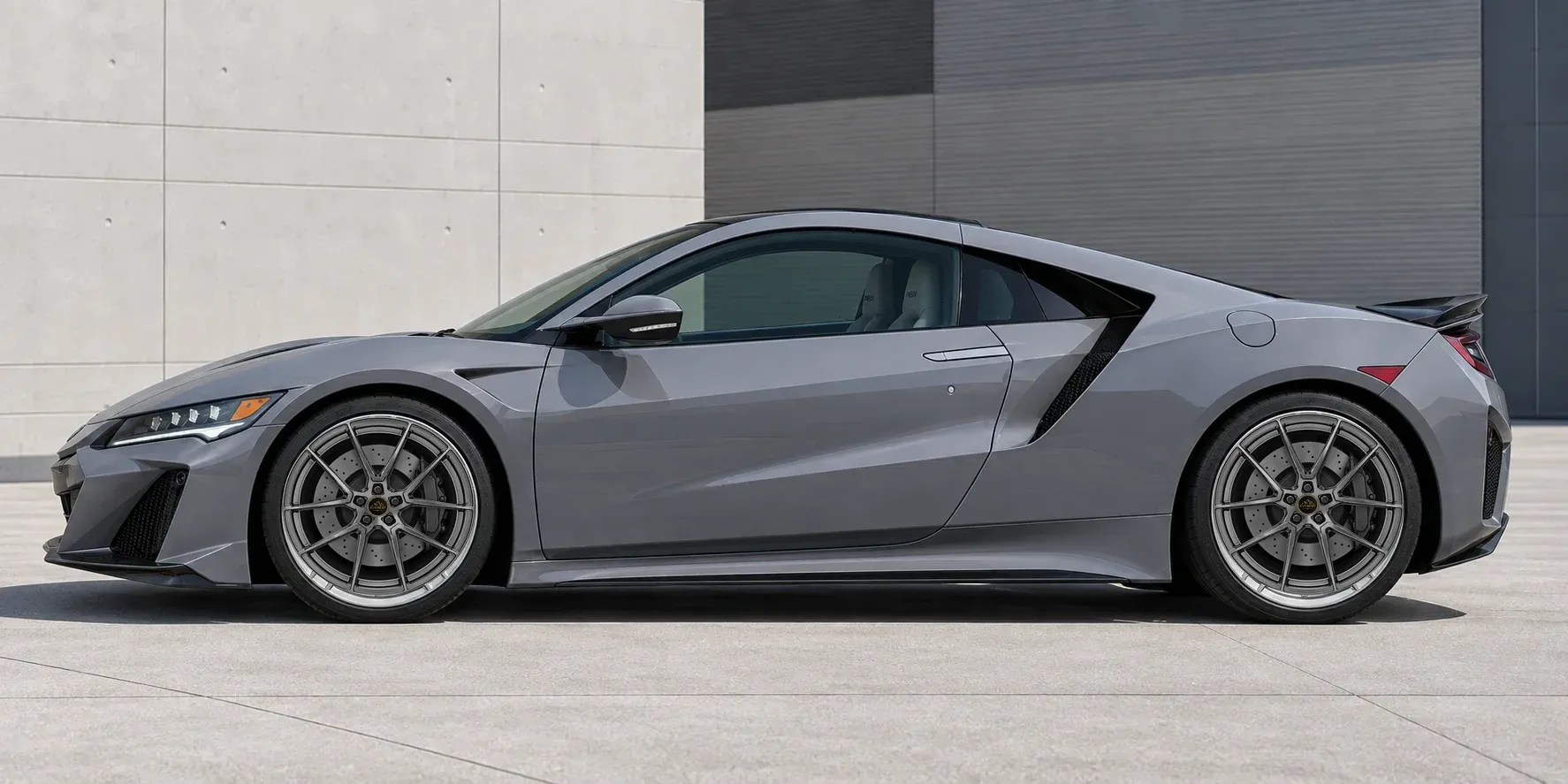 2022 Acura NSX with EW-P-MF-021 wheel, side profile view
