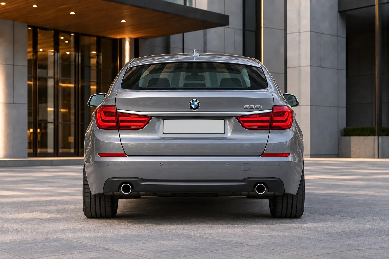 2010 BMW 5 Series Gran Turismo with EW-P-MF-021 wheel, rear 0 view