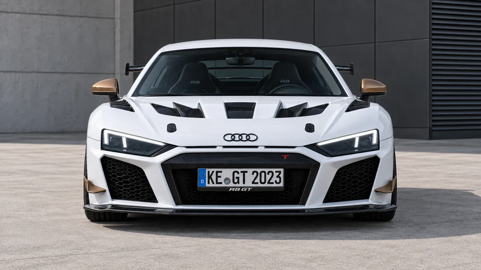 2023 Audi R8 with EW-P-MF-022 wheel, front 0 view