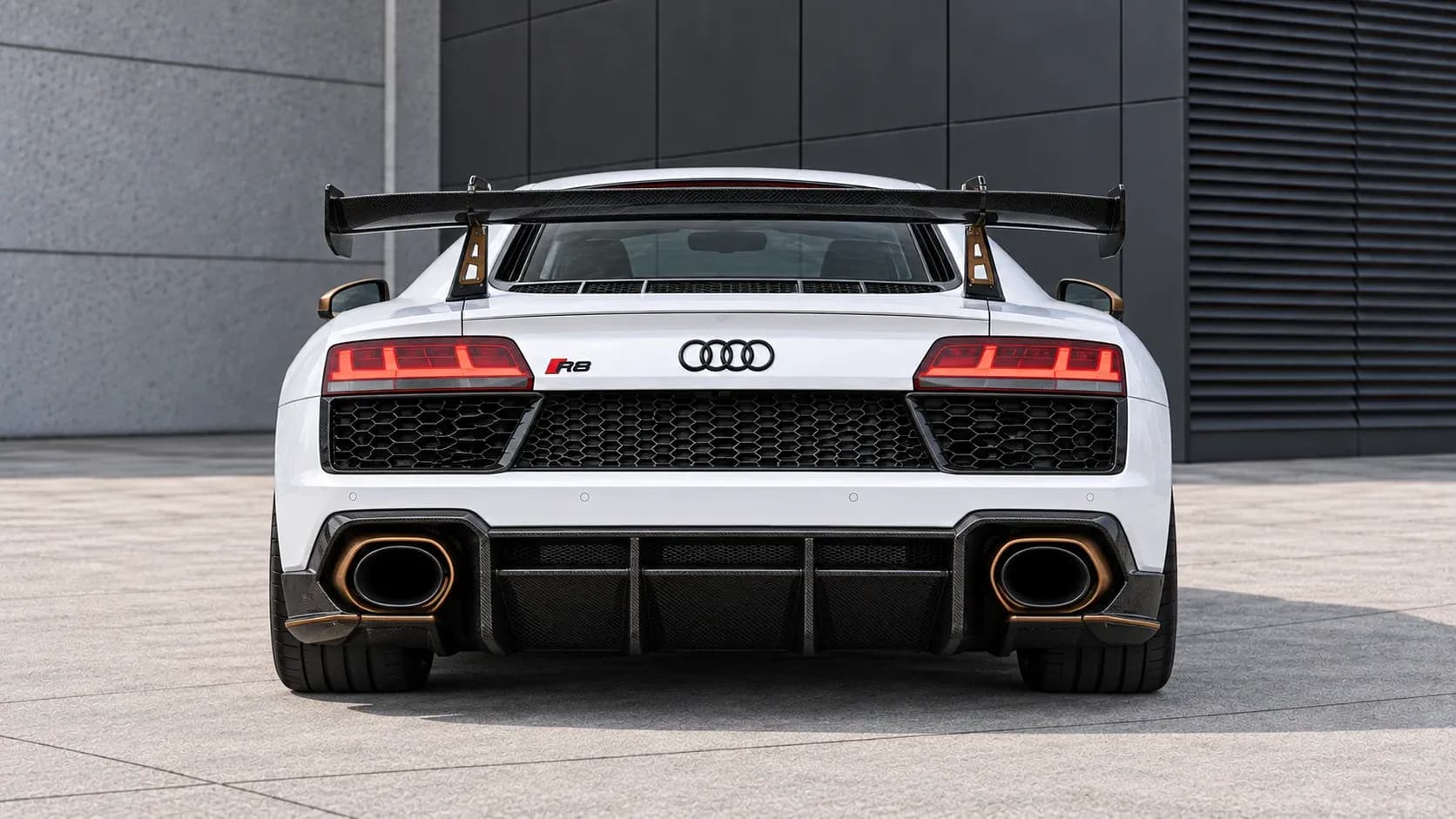 2023 Audi R8 with EW-P-MF-022 wheel, rear 0 view