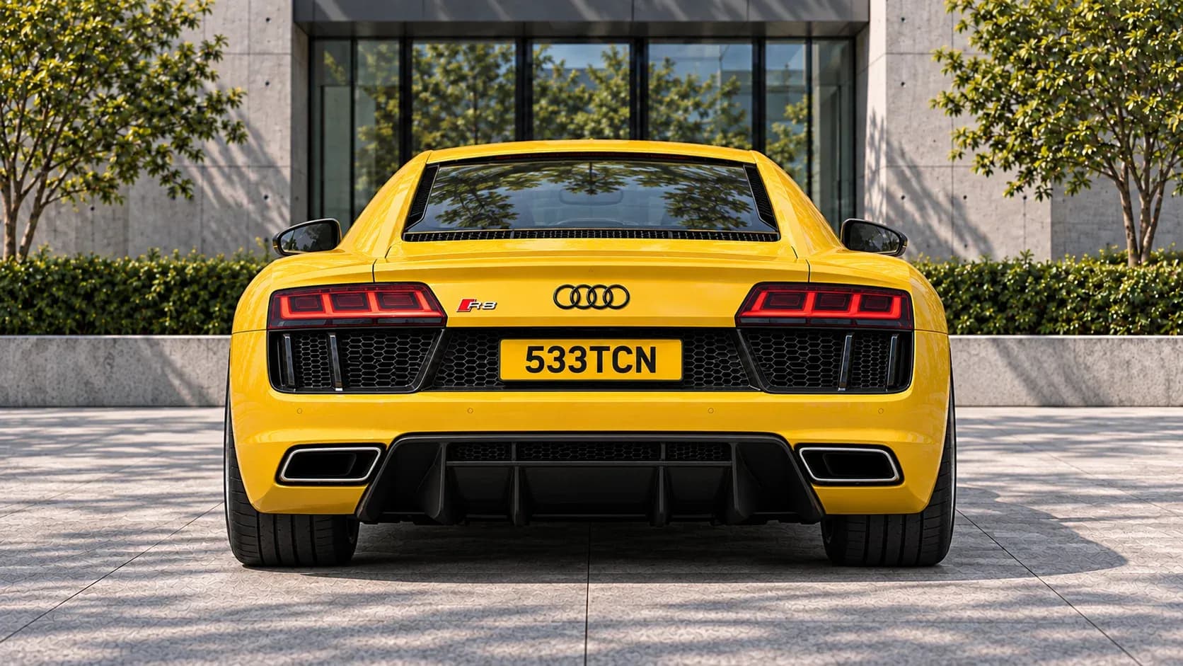 2017 Audi R8 with EW-P-MF-023 wheel, rear 0 view