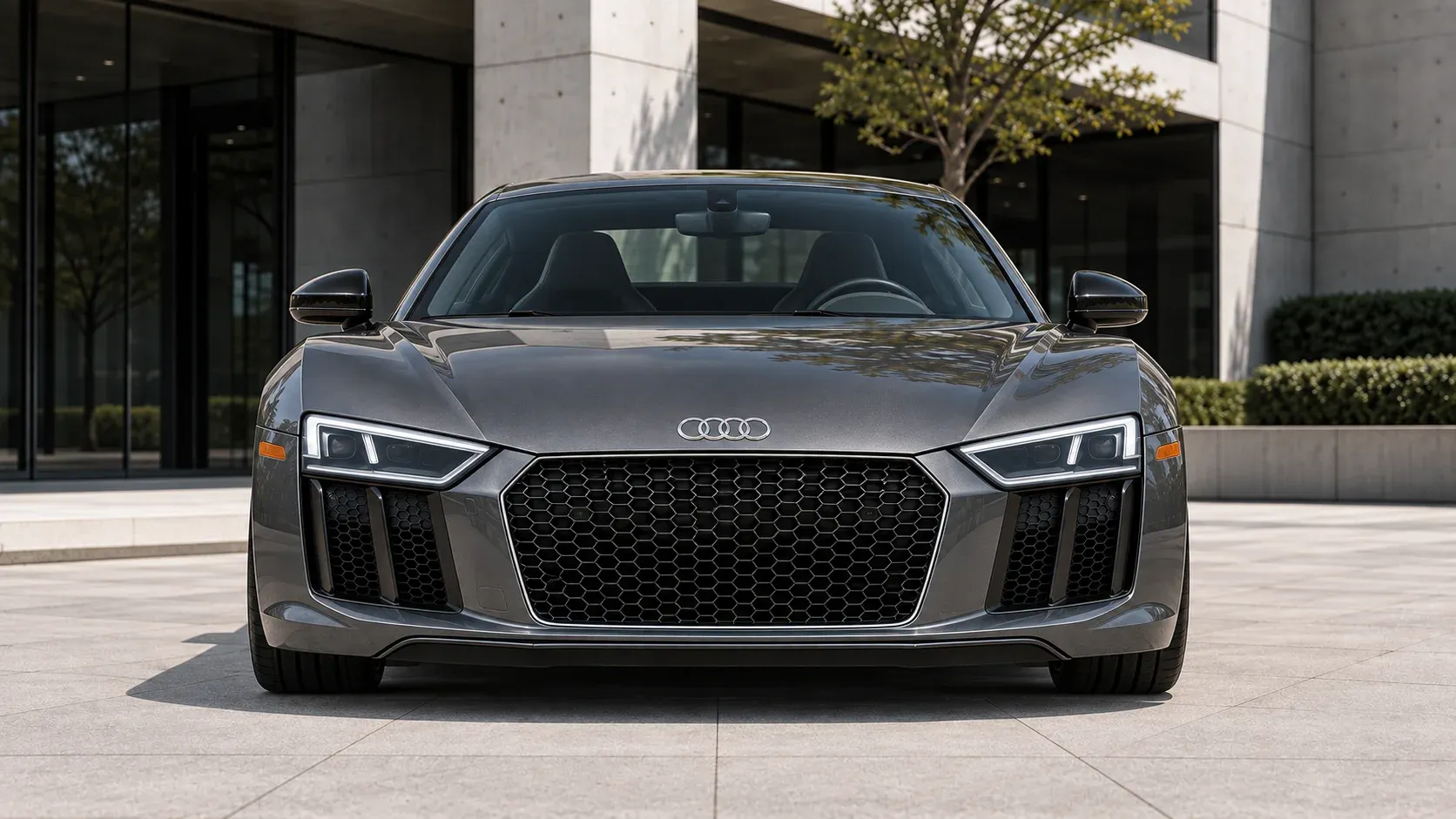 2017 Audi R8 with EW-P-MF-024 wheel, front 0 view