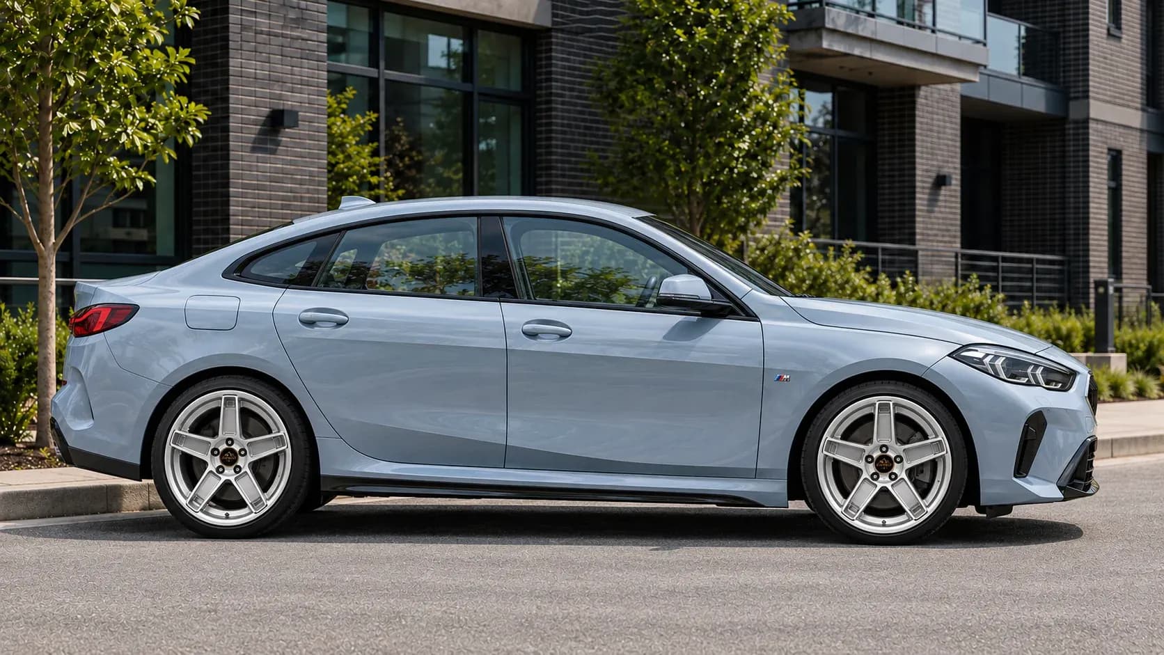 2020 BMW 2 Series with EW-P-MF-024 wheel, side profile view