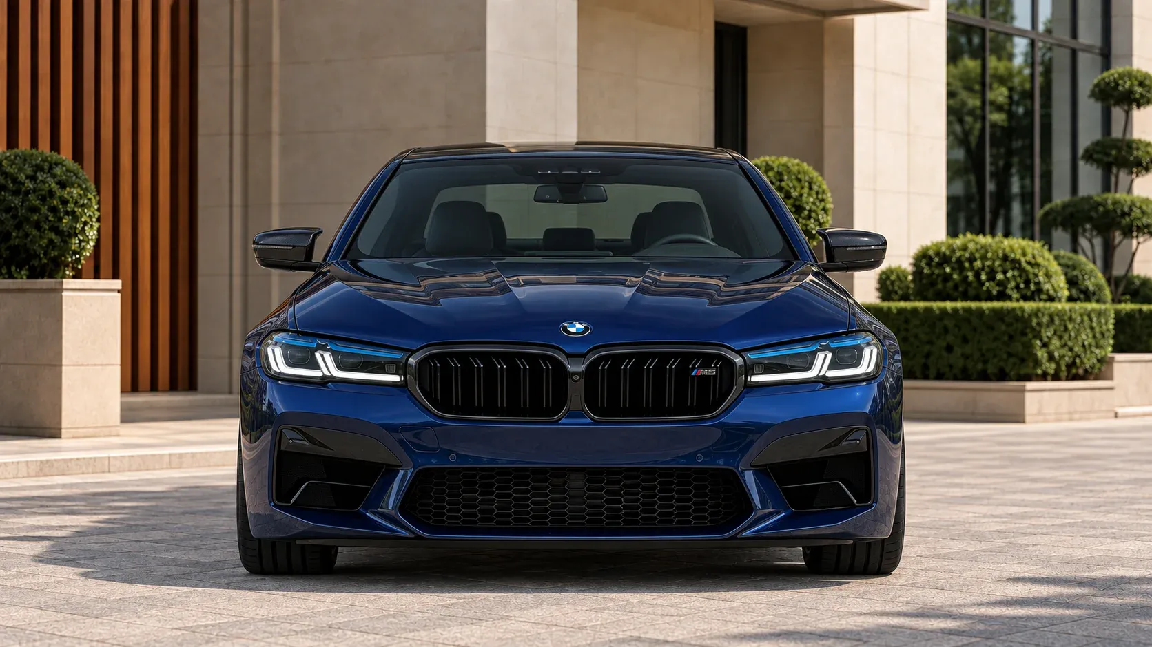 2021 BMW M5 with EW-P-MF-024 wheel, front 0 view