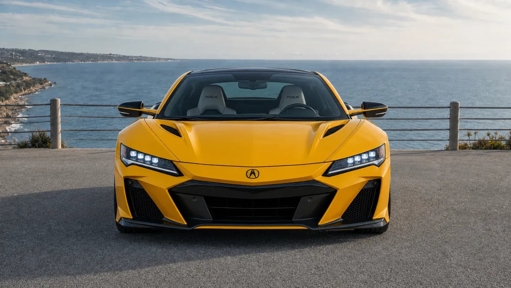 2017 Acura NSX with EW-P-MF-027 wheel, front 0 view