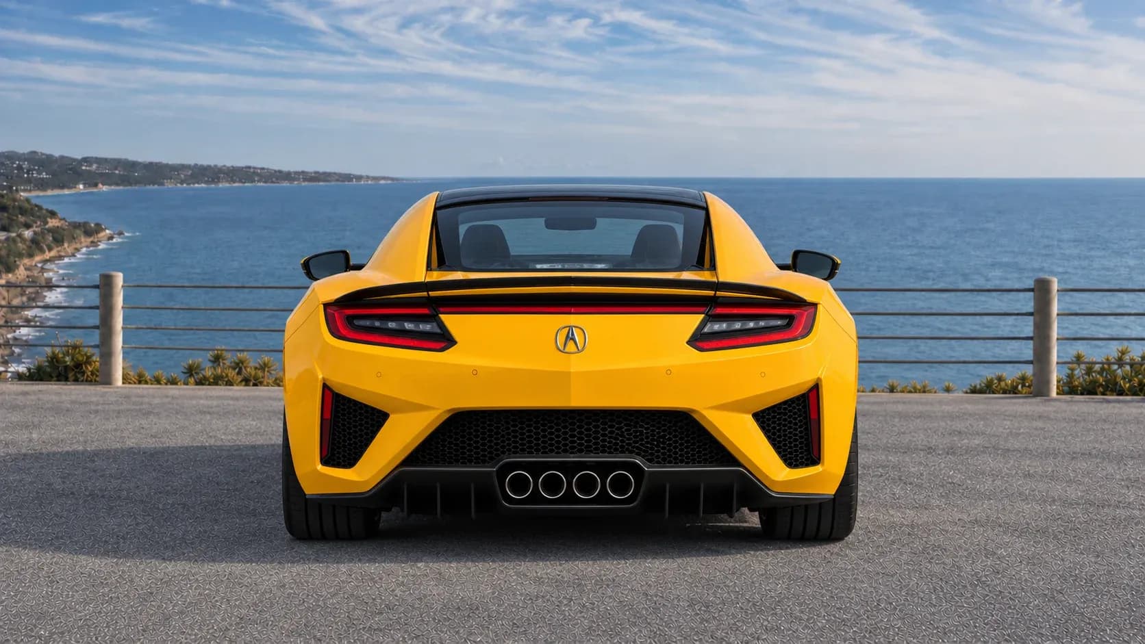 2017 Acura NSX with EW-P-MF-027 wheel, rear 0 view