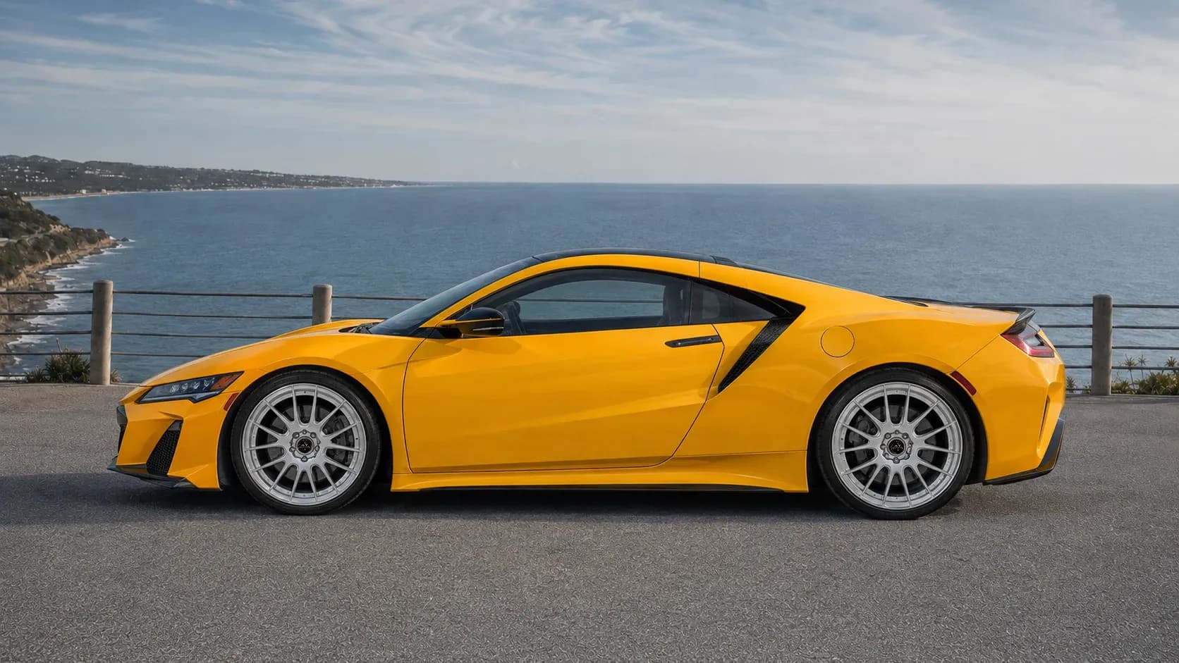 2017 Acura NSX with EW-P-MF-027 wheel, side profile view