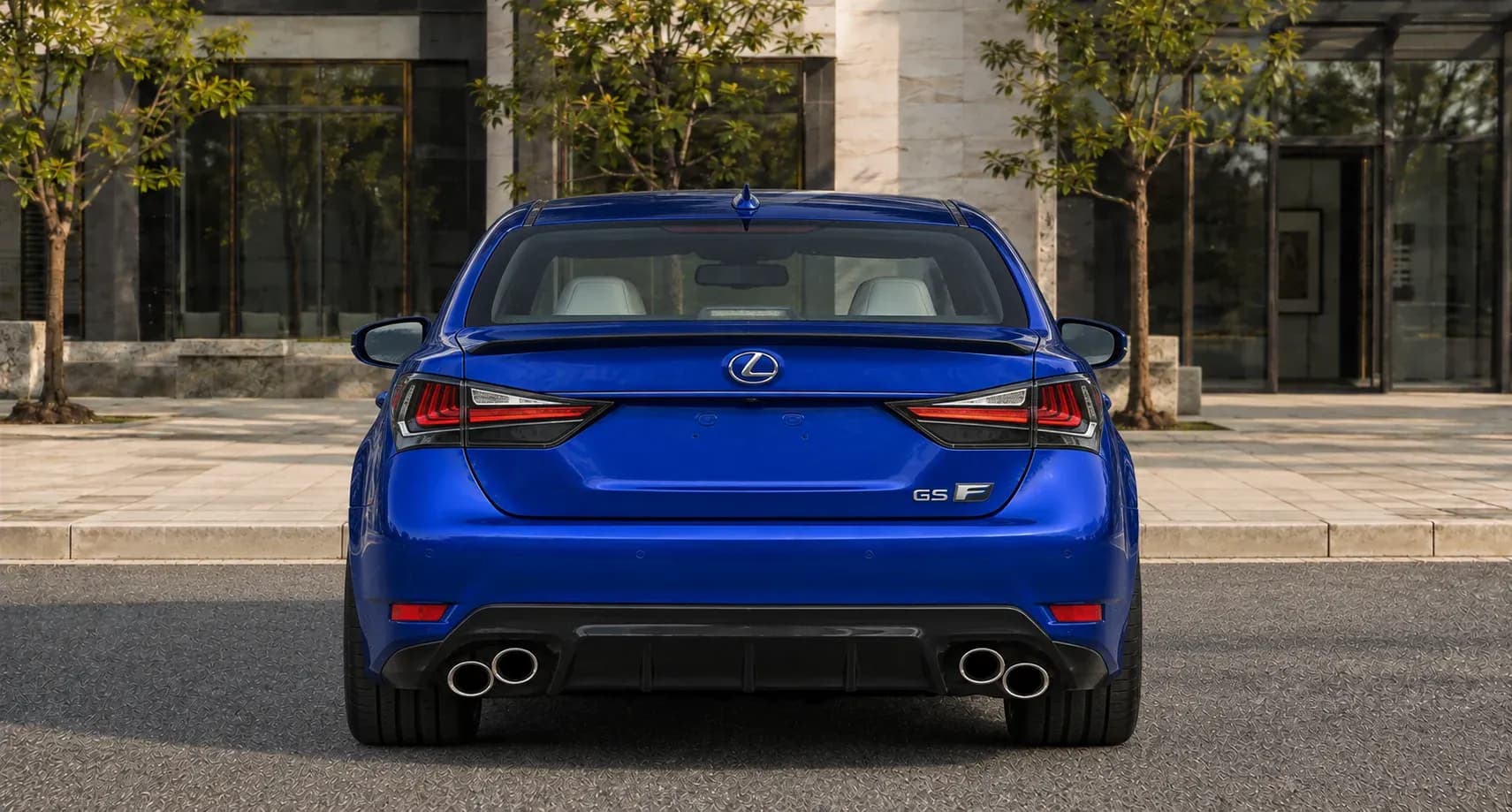 2016 Lexus GS F with EW-P-MF-027 wheel, rear 0 view