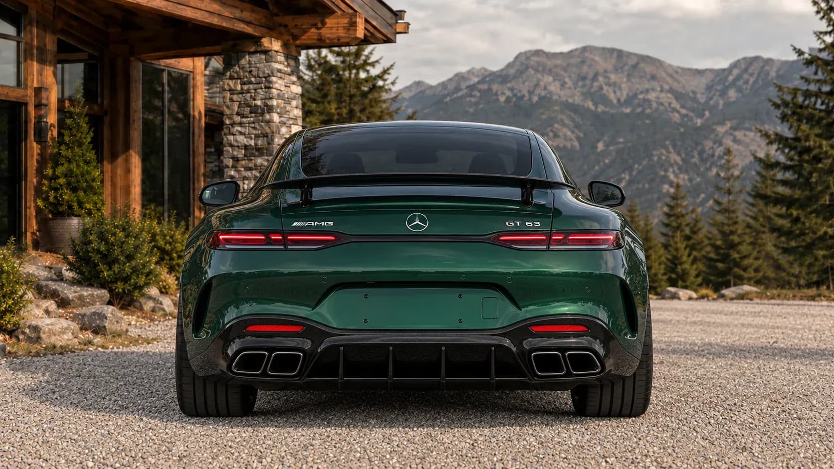 2024 Mercedes-Benz AMG GT with EW-P-MF-027 wheel, rear 0 view