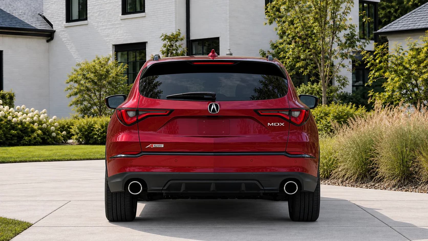 2022 Acura MDX with EW-P-MF-028 wheel, rear 0 view