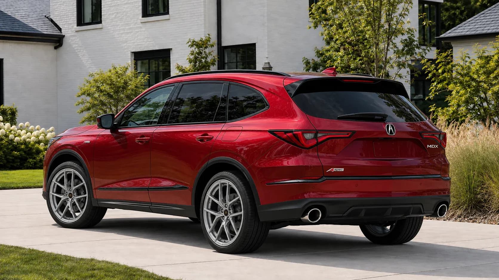 2022 Acura MDX with EW-P-MF-028 wheel, rear right 45 view