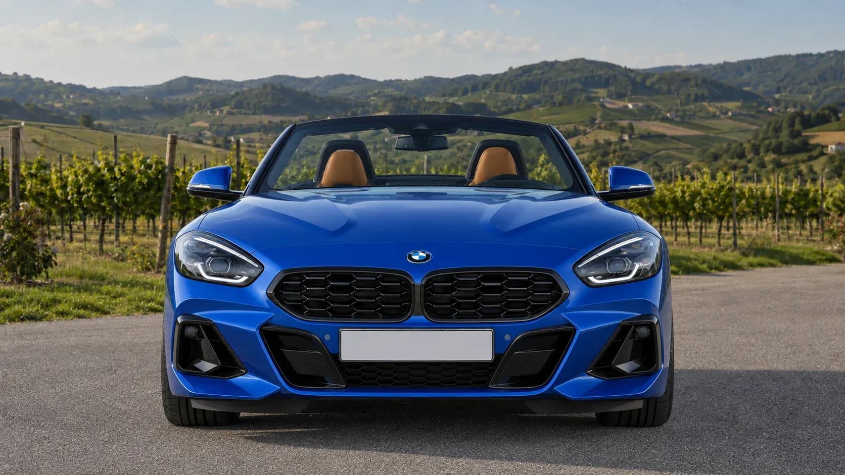 2023 BMW Z4 with EW-P-MF-028 wheel, front 0 view