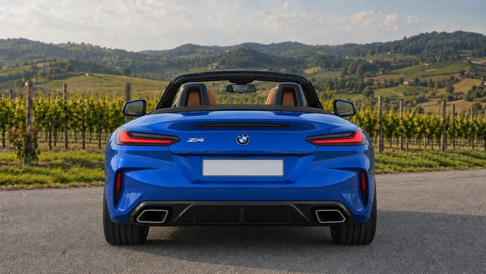 2023 BMW Z4 with EW-P-MF-028 wheel, rear 0 view