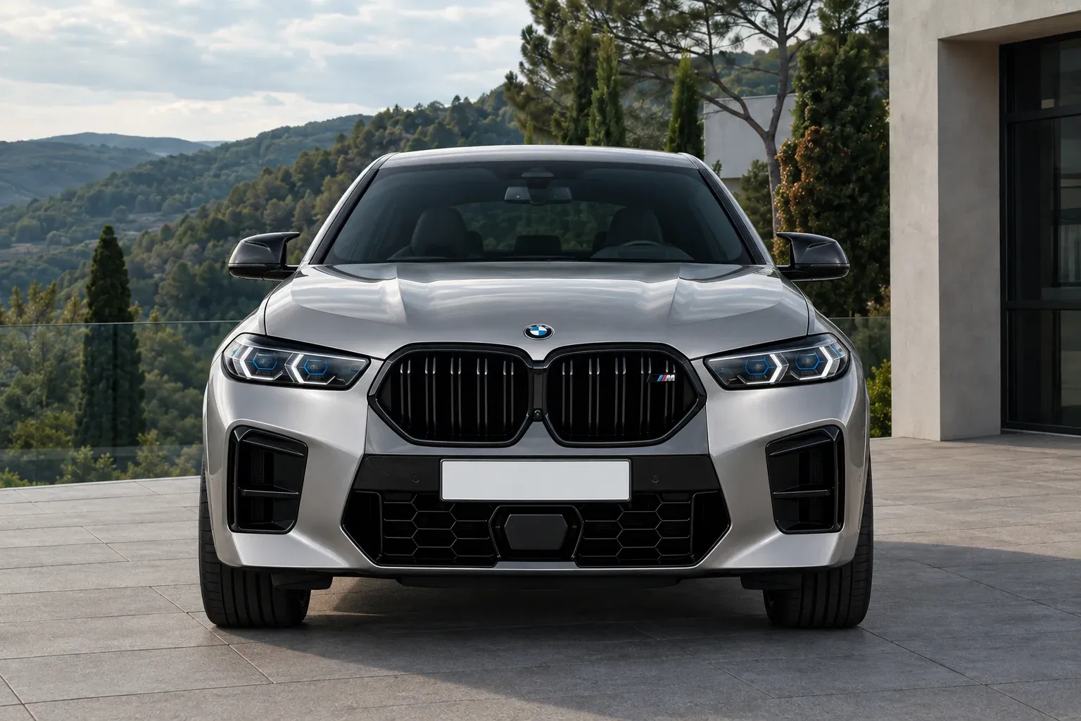 2020 BMW X6 with EW-P-MF-029 wheel, front 0 view