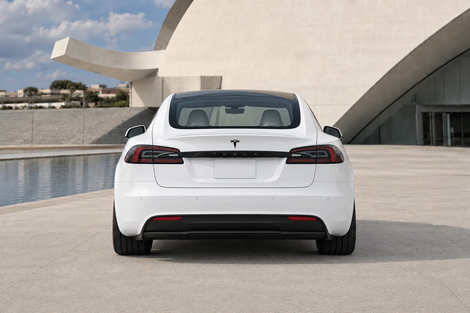 2021 Tesla Model S with EW-P-MF-029 wheel, rear 0 view
