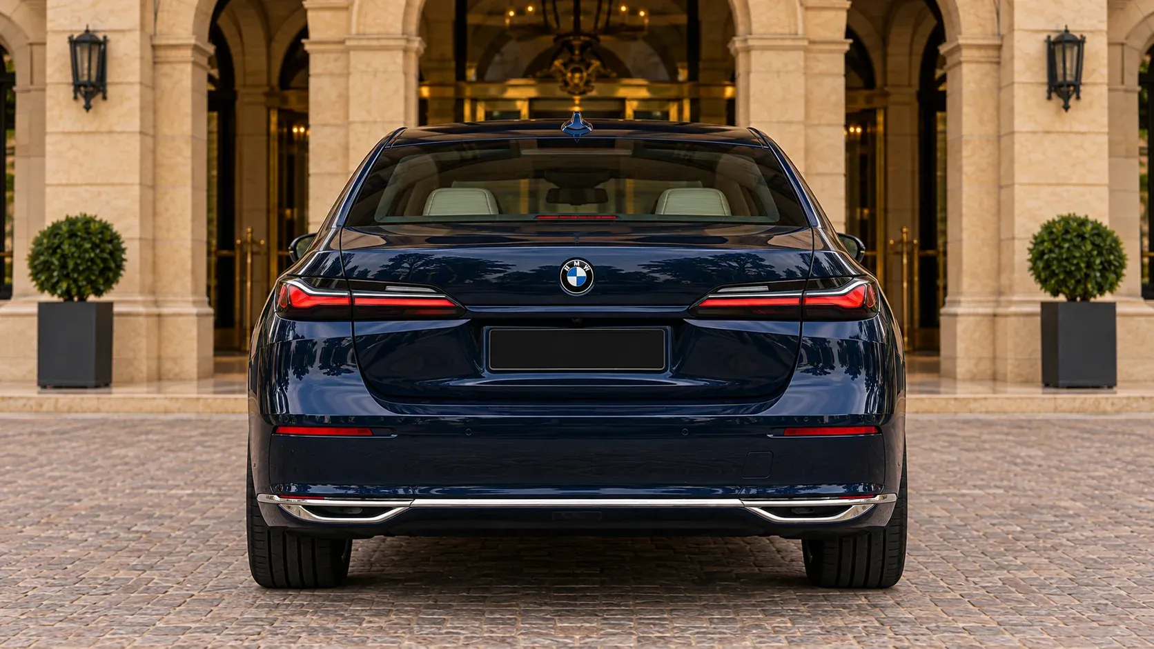 2023 BMW 7 Series with EW-P-MF-030 wheel, rear 0 view