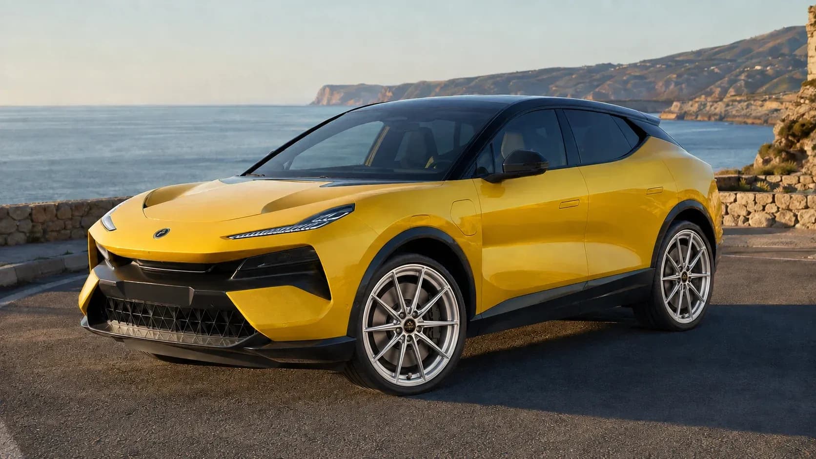 2023 Lotus Eletre with EW-P-MF-030 wheel, front right 45 view
