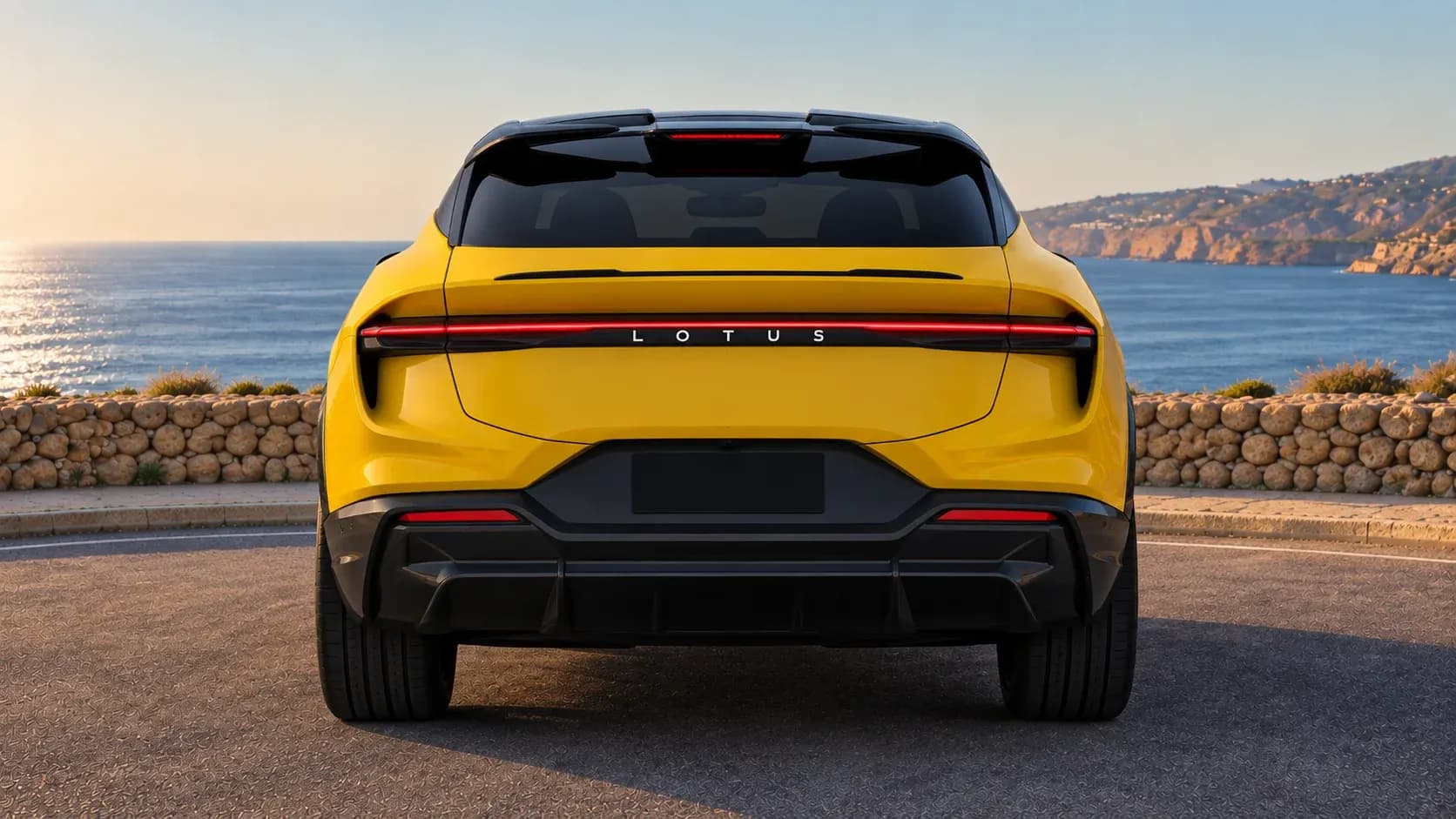 2023 Lotus Eletre with EW-P-MF-030 wheel, rear 0 view