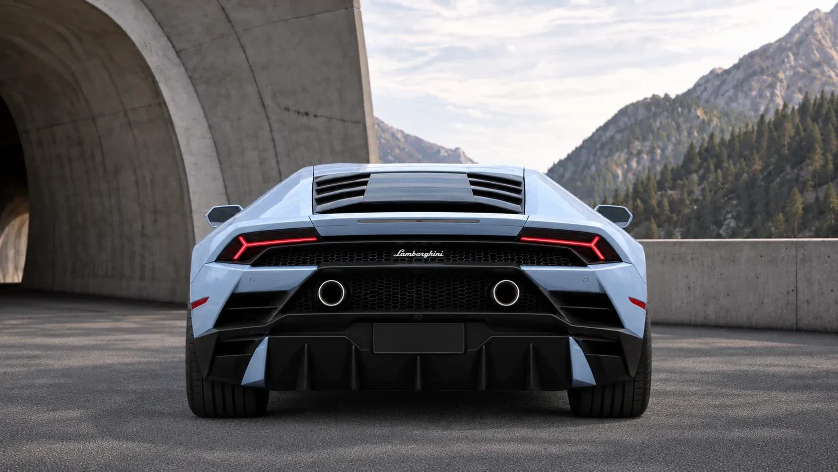 2019 Lamborghini Huracan with EW-P-MF-031 wheel, rear 0 view