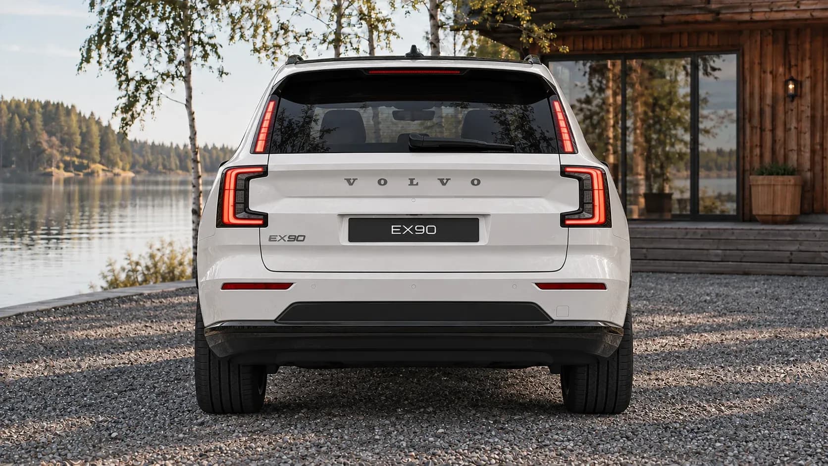 2025 Volvo EX90 with EW-P-MF-031 wheel, rear 0 view