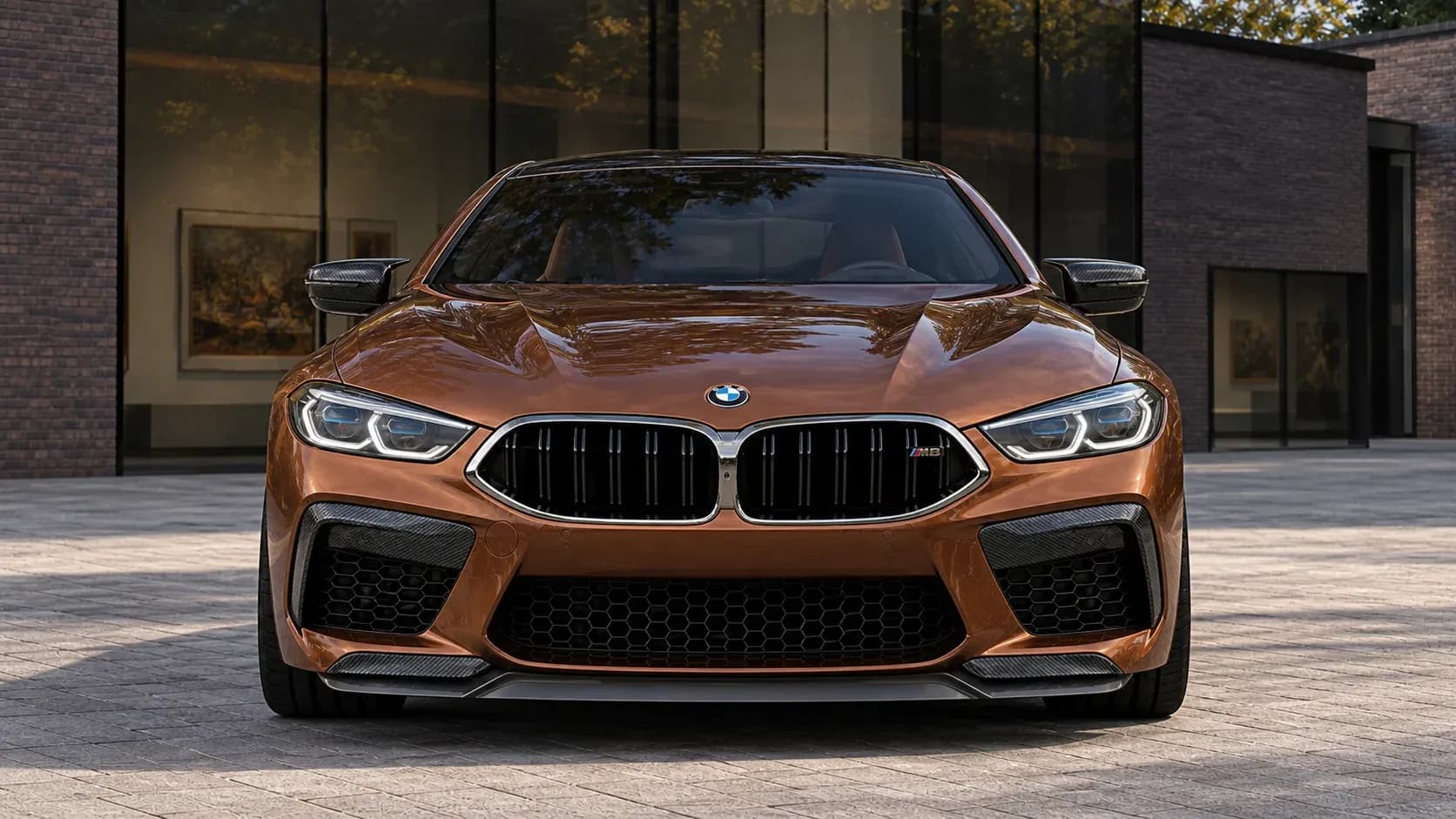 2020 BMW M8 with EW-P-MF-032 wheel, front 0 view