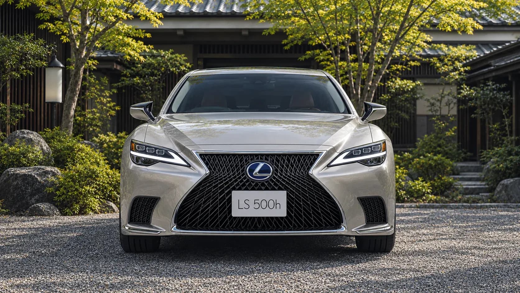 2018 Lexus LS with EW-P-MF-032 wheel, front 0 view