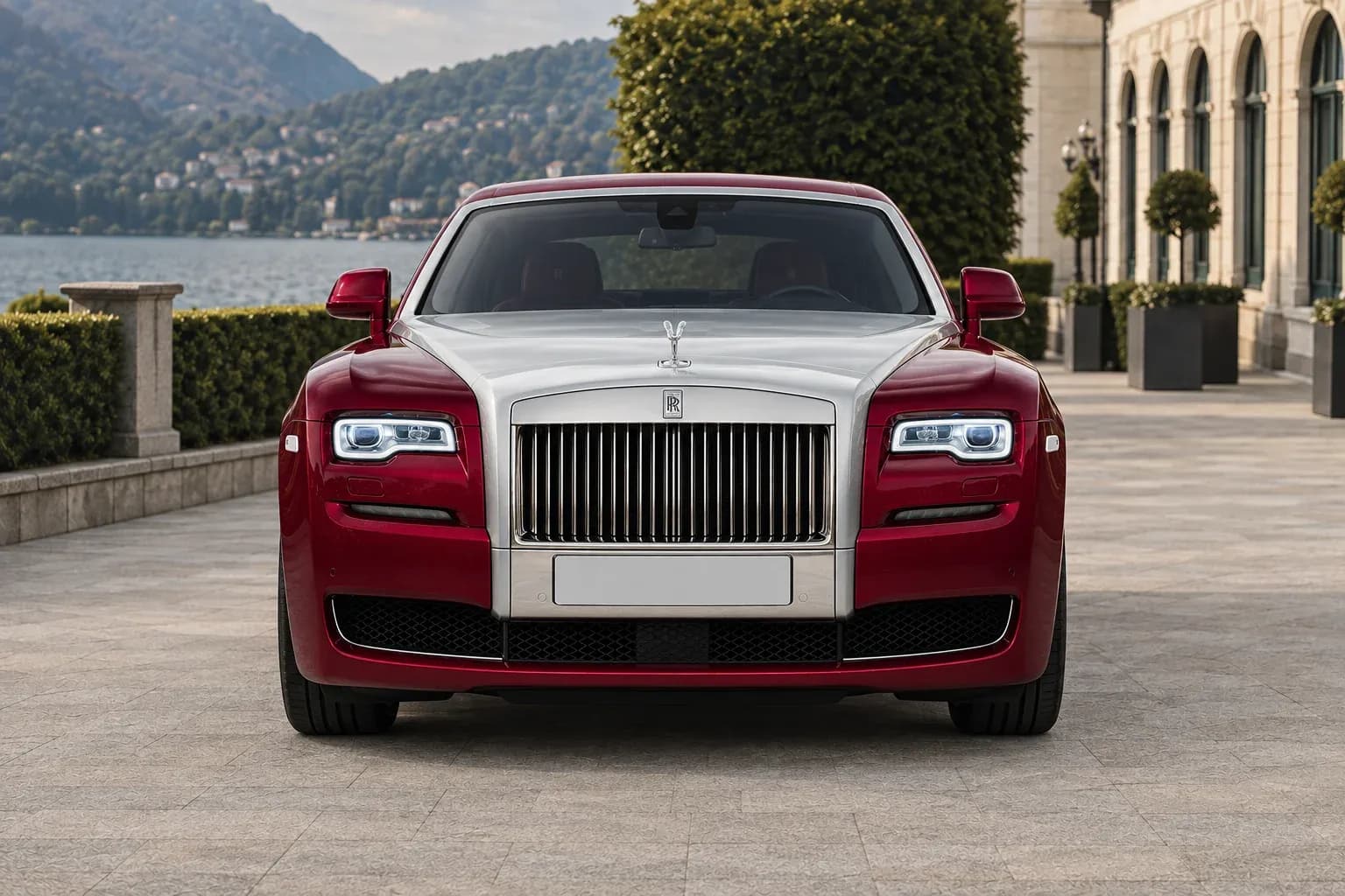2014 Rolls-Royce Ghost with EW-P-MF-033 wheel, front 0 view