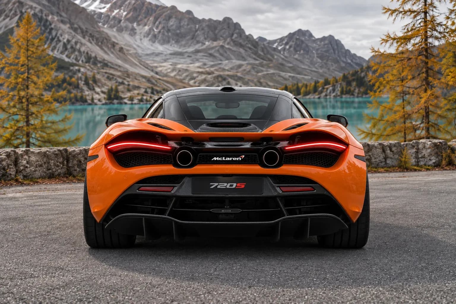 2017 McLaren 720S with EW-P-MF-034 wheel, rear 0 view