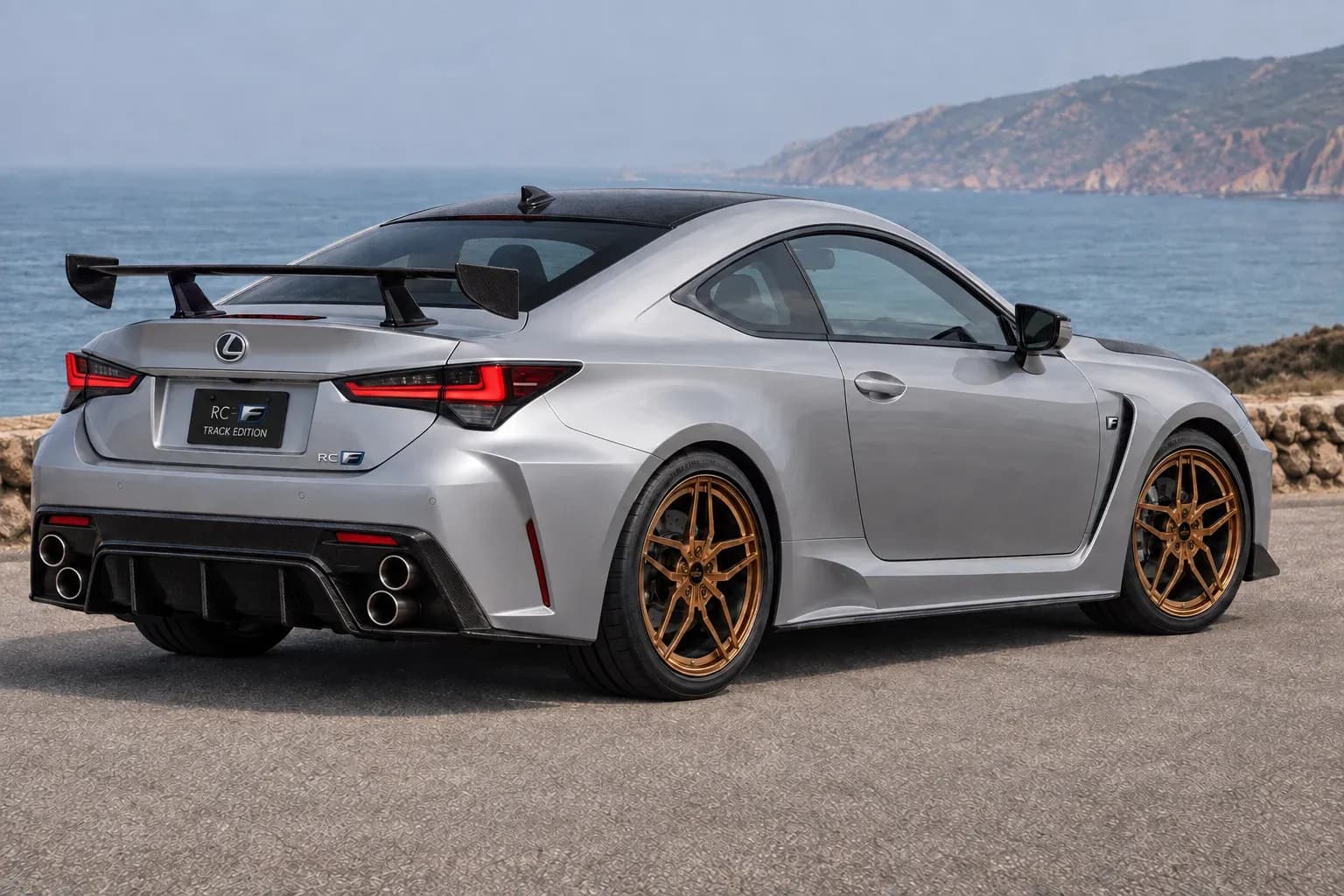 2020 Lexus RC F with EW-P-MF-035 wheel, rear right 45 view