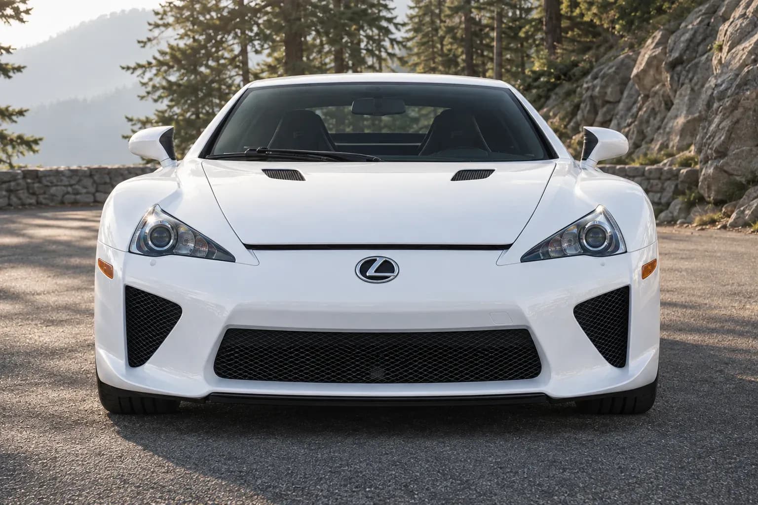 2012 Lexus LFA with EW-P-MF-036 wheel, front 0 view