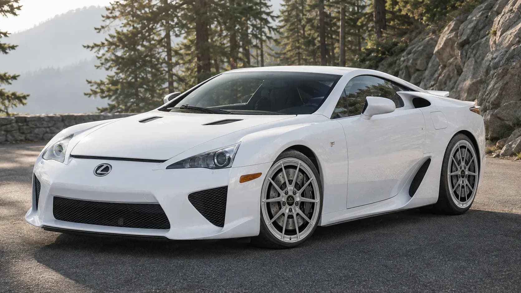 2012 Lexus LFA with EW-P-MF-036 wheel, front right 45 view