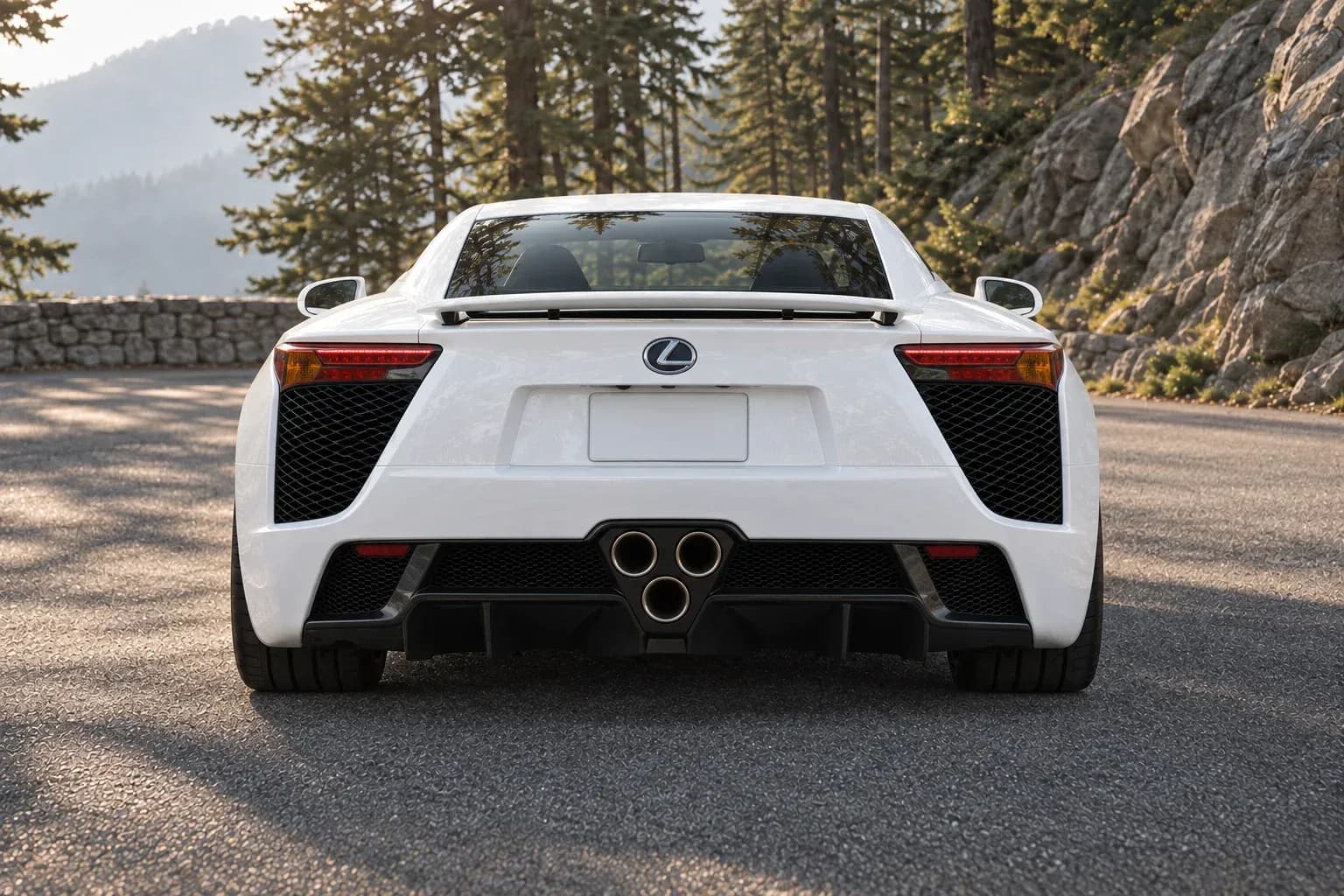 2012 Lexus LFA with EW-P-MF-036 wheel, rear 0 view