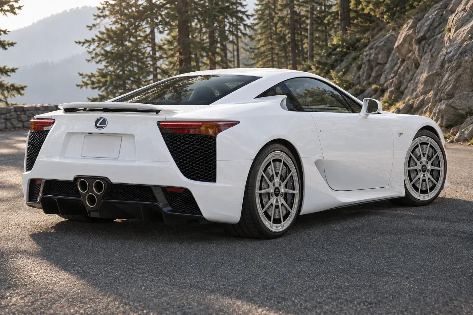 2012 Lexus LFA with EW-P-MF-036 wheel, rear right 45 view
