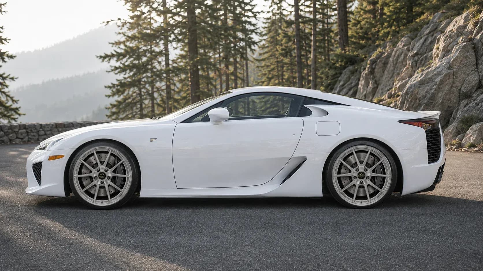 2012 Lexus LFA with EW-P-MF-036 wheel, side profile view