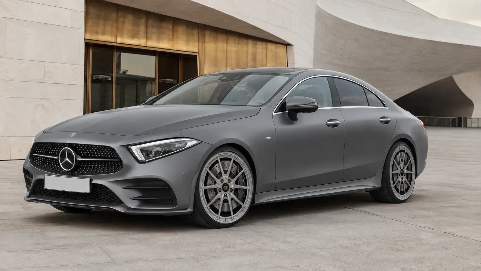 2019 Mercedes-Benz CLS-Class AMG with EW-P-MF-036 wheel, front right 45 view