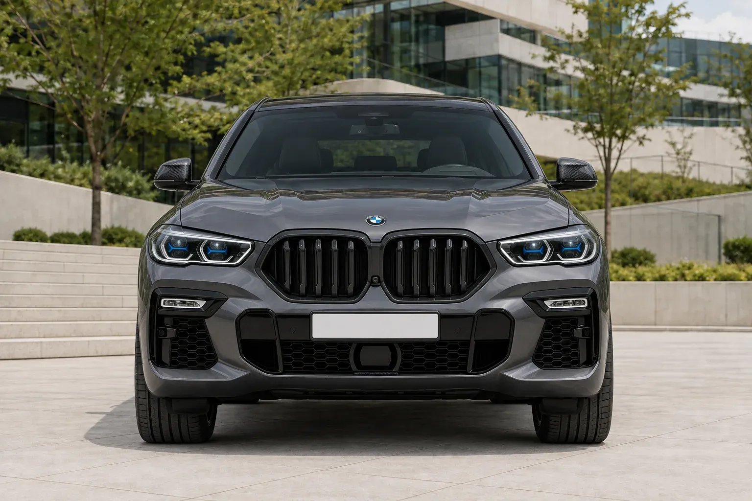 2020 BMW X6 with EW-P-MF-037 wheel, front 0 view
