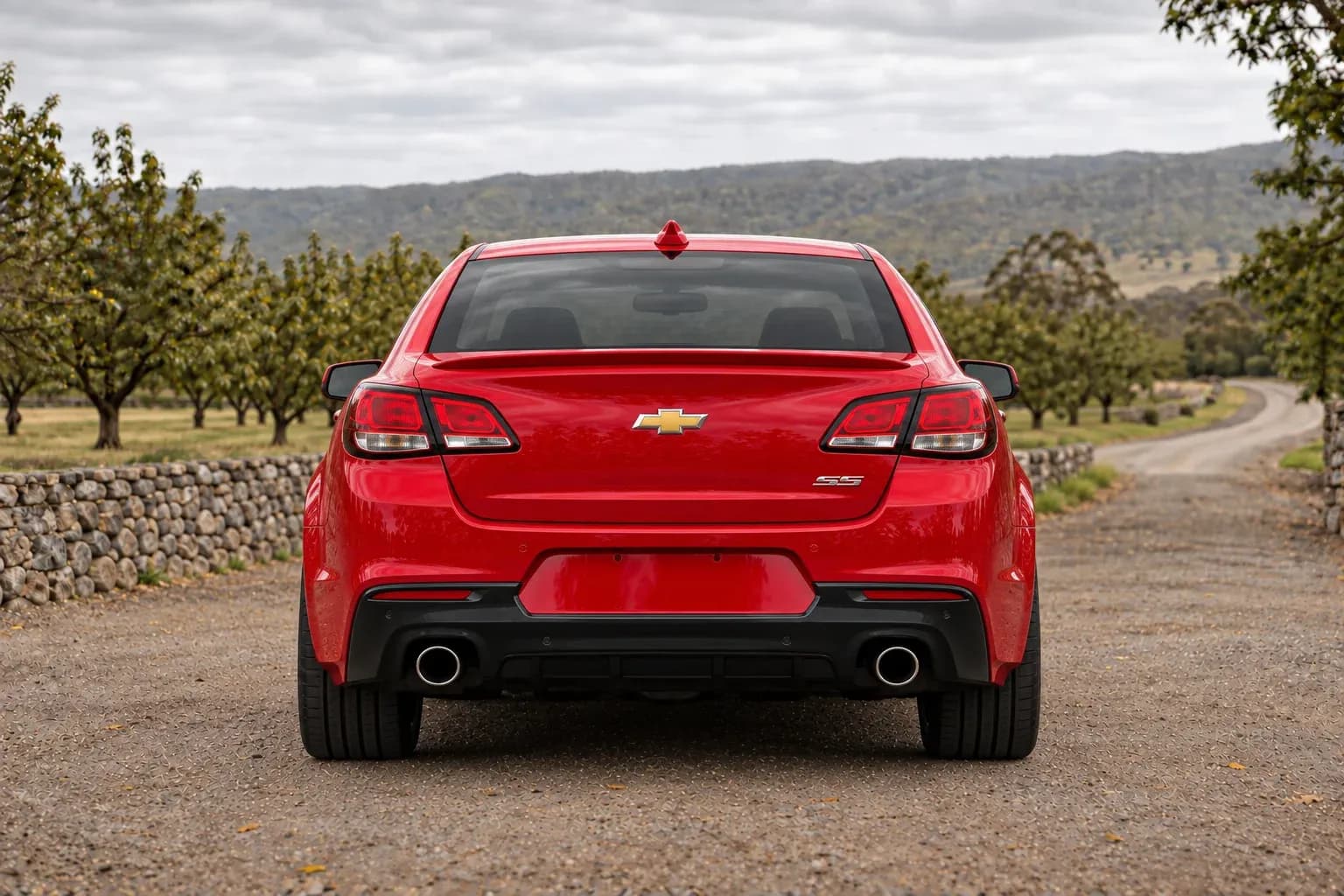 2014 Chevrolet SS with EW-P-MF-037 wheel, rear 0 view