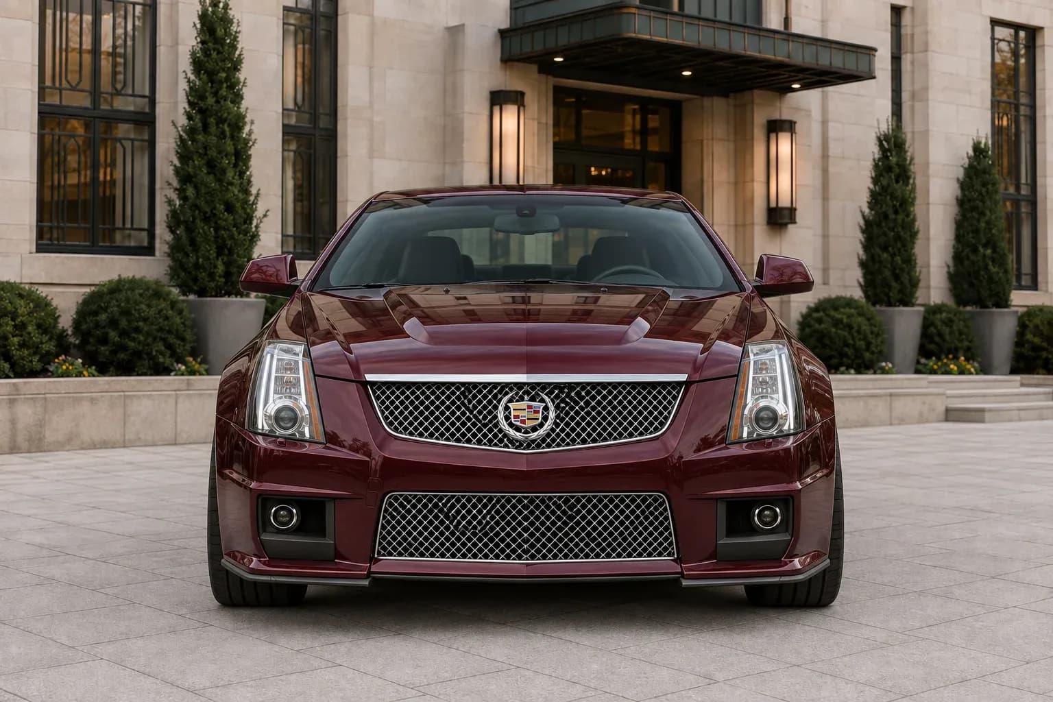 2011 Cadillac CTS-V with EW-P-MF-038 wheel, front 0 view
