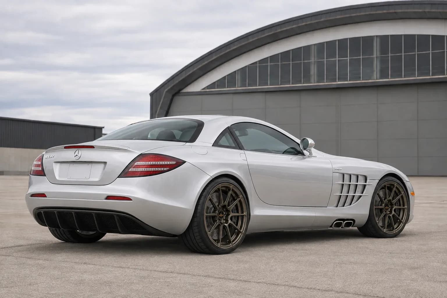 2004 Mercedes-Benz SLR McLaren with EW-P-MF-038 wheel, rear right 45 view