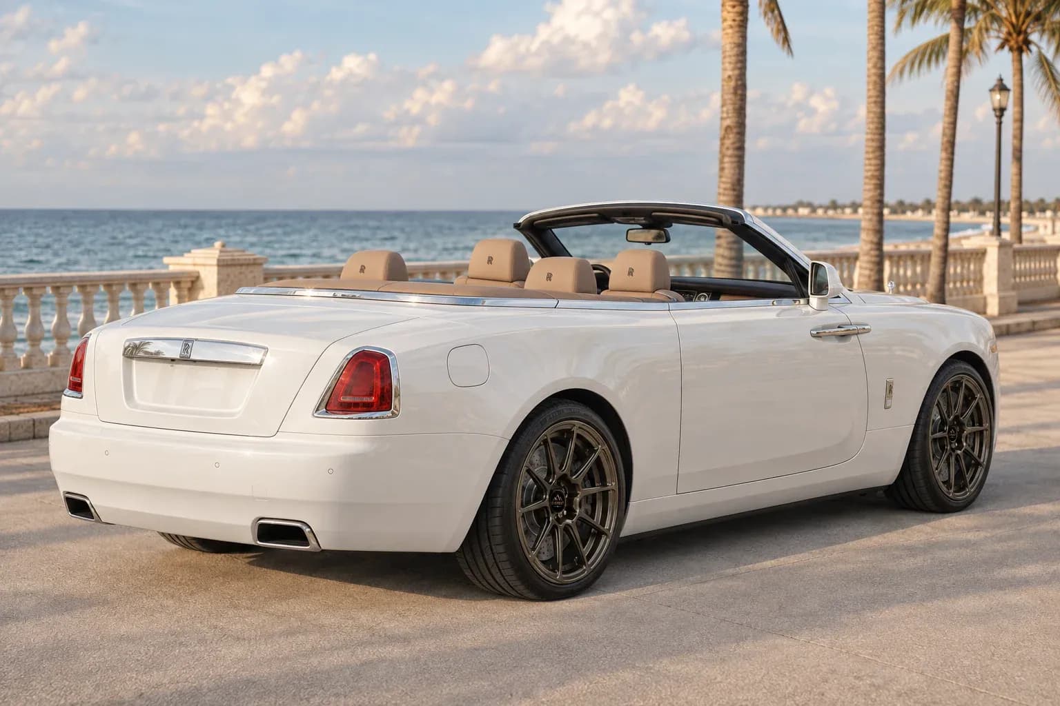 2016 Rolls-Royce Dawn with EW-P-MF-038 wheel, rear right 45 view