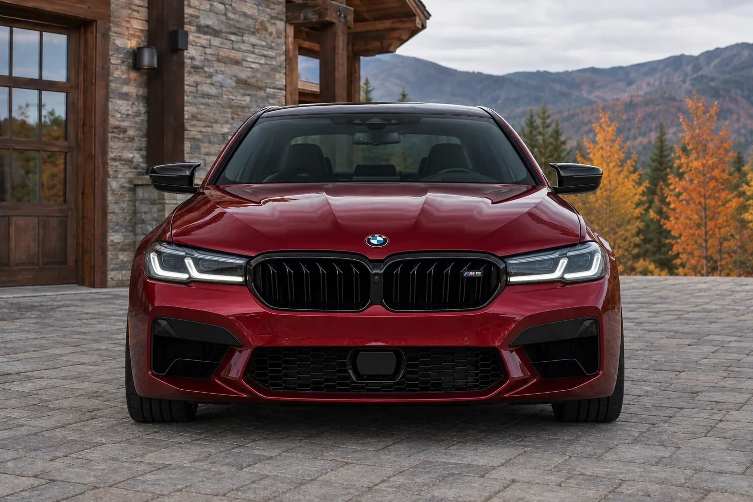 2021 BMW M5 with EW-P-MF-041 wheel, front 0 view