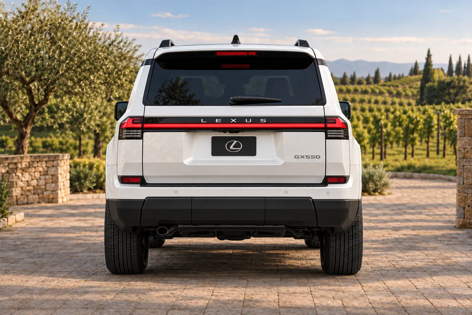 2024 Lexus GX with EW-P-MF-042 wheel, rear 0 view