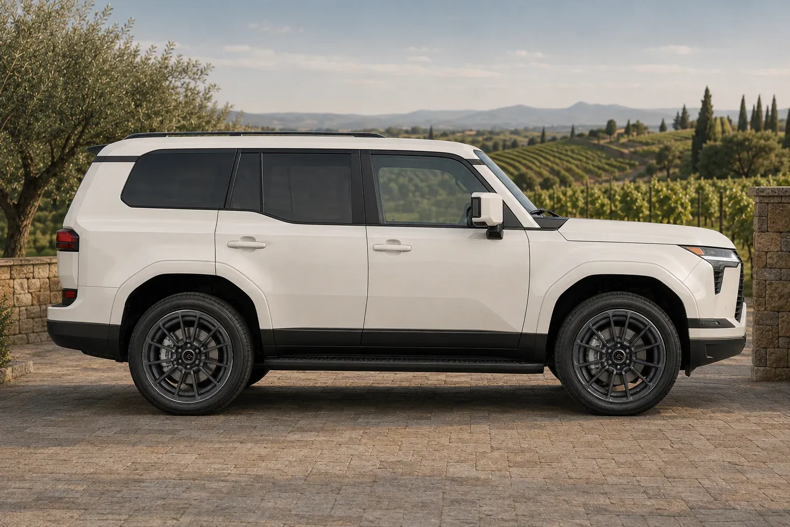 2024 Lexus GX with EW-P-MF-042 wheel, side profile view