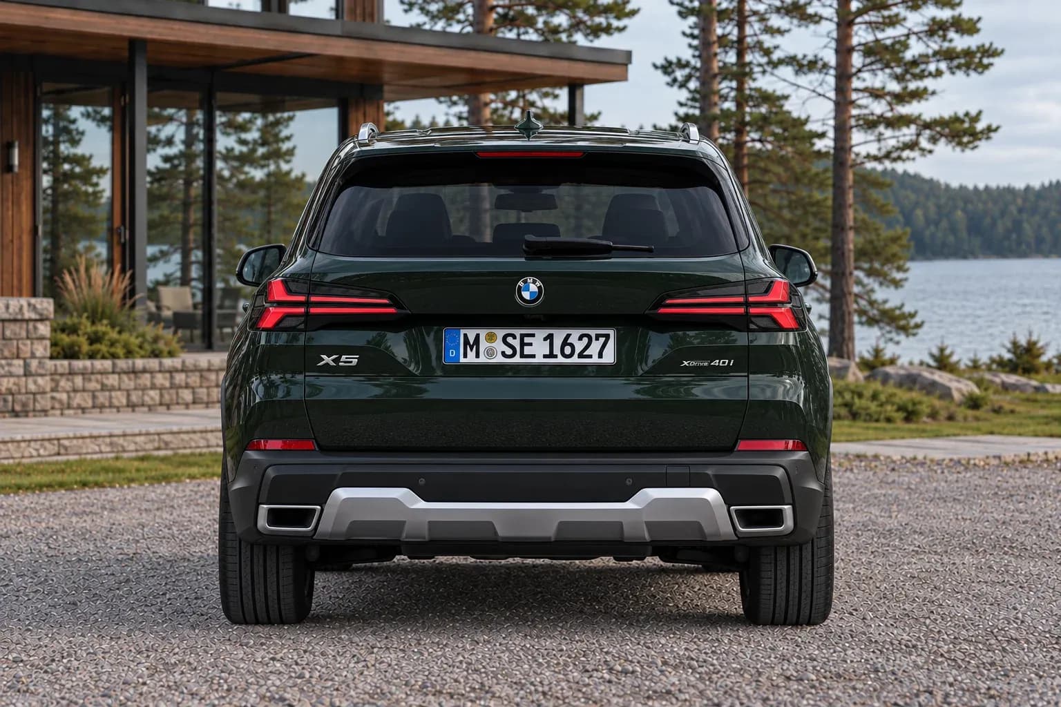 2024 BMW X5 with EW-P-MF-043 wheel, rear 0 view