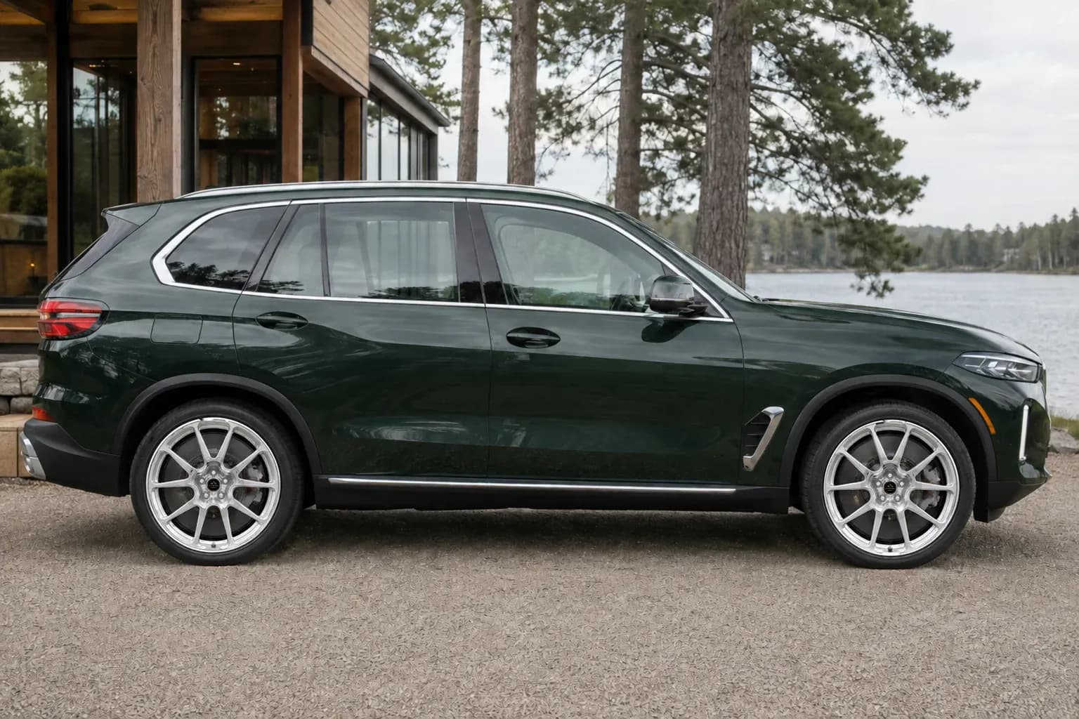 2024 BMW X5 with EW-P-MF-043 wheel, side profile view